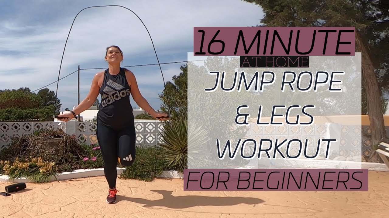Jump Rope & Legs Workout 16 Minute Calorie Burn and Tone YouTube