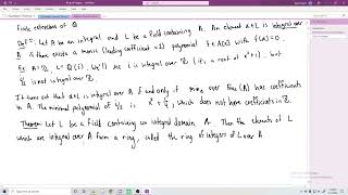 Algebraic Number Theory 10 (Sean Haight)