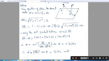 Equation of Line and Plane in Space Part 2