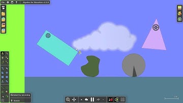 Algodoo sketch tool and gestures