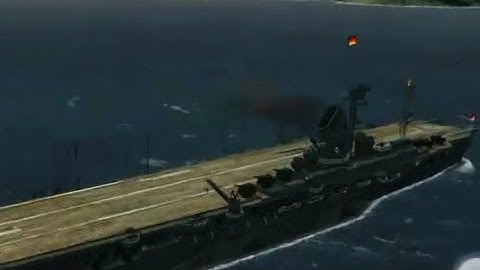 Only bombers was quite difficult... Graf zeppelin battle of Warships.