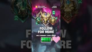 Try this build&amp; Emblem for fast win 🔥#mlbb
