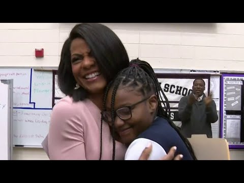Rhonda's Brag Book: Surprise for Shania Motley at Harper Woods High School