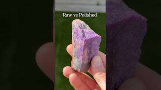 Sugilite: raw or polished?
