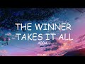 ABBA The Winner Takes It All Lyrics Loop Video mp3