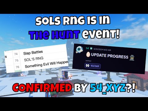 Sols RNG is in The Hunt EVENT! All Info