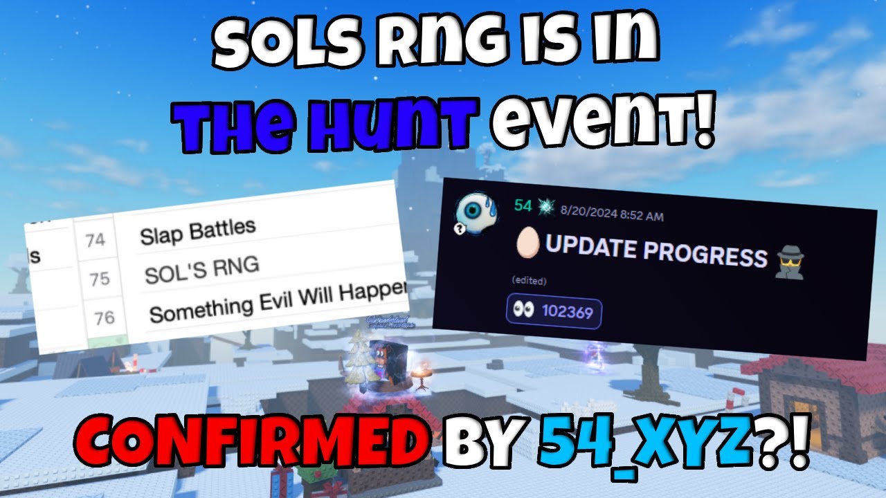 Sols RNG is in The Hunt EVENT! All Info - YouTube