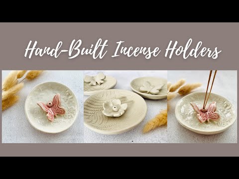 Video thumbnail: Hand-Built Incense Holders (Handbuilding Pottery Tutorial), from CeramicsbyJas