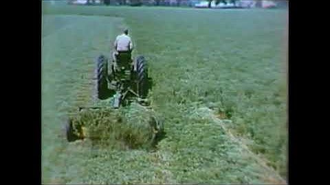 1957 John Deere Mower, hay conditioner commercial