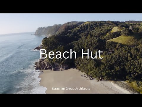 Beach Hut: A stunning 17m2 relocatable cabin built on a tiny home trailer overlooks a surf break