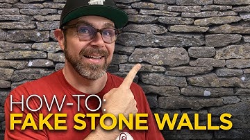 Easy & Realistic Faux Stone Walls with Foam!