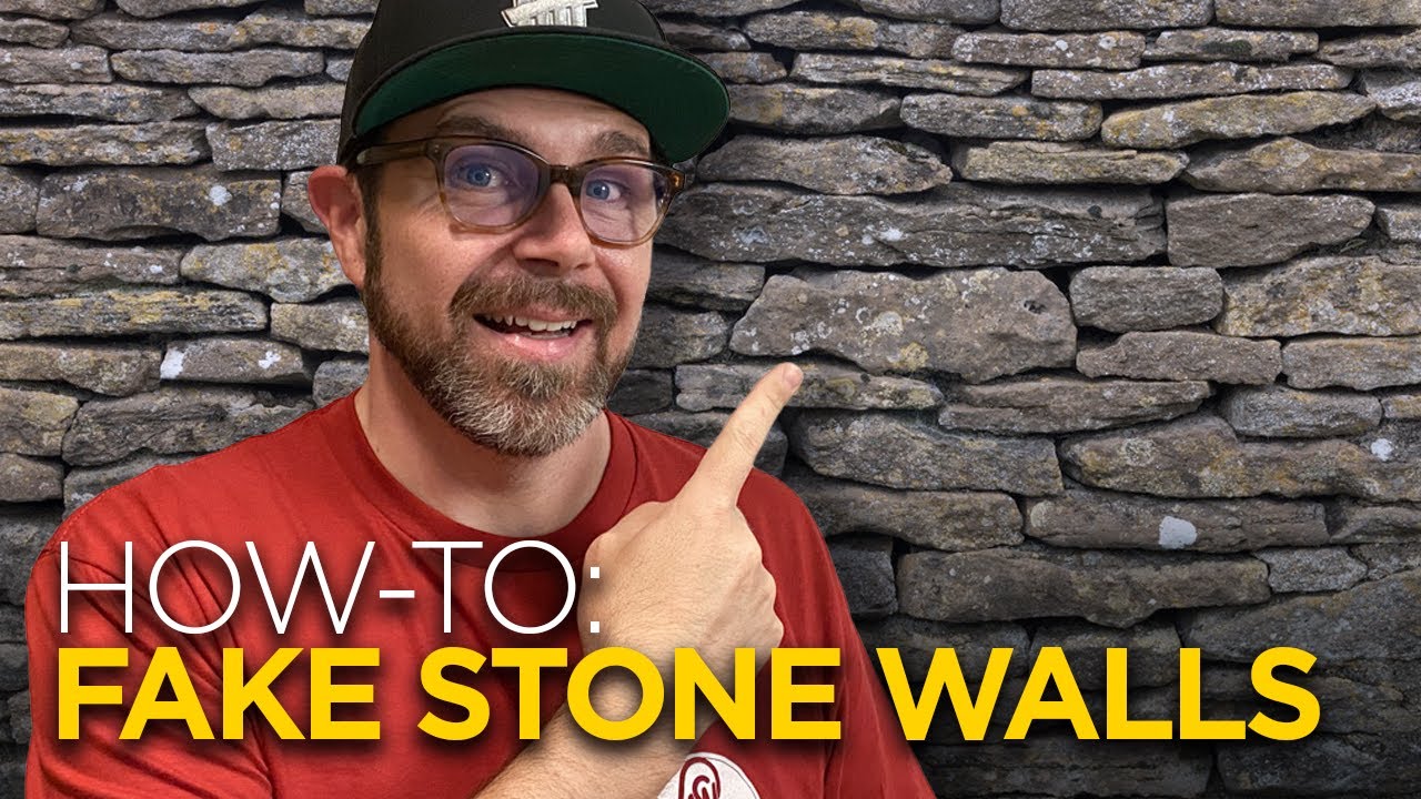 Easy & Realistic Faux Stone Walls with Foam!