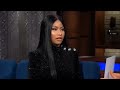 Stephen Colbert asks Nicki Minaj if she likes Trump's "Juicy Butt"