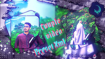 I LOVE YOU FOR INFINITY 😍🌼 || COUPLE XML ❤️😪 || ALIGHTMOTION ☑️ || PRESET XML BY @Miraz9t6