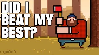 BEAT PERSONAL BEST - Timberman (Lets Play / Gameplay)
