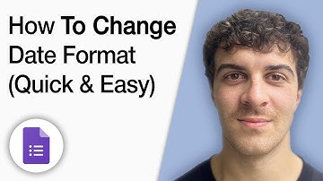 How to Change Google Forms Date Format! Quick & Easy  [2025 Full Guide]