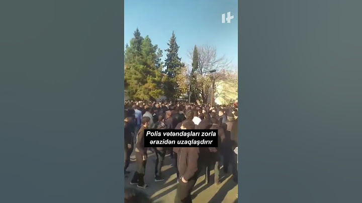İmişlidə xalq polis idarəsinin önünə toplaşıb. Bir neçə etirazçının saxlanıldığı bildirilir.