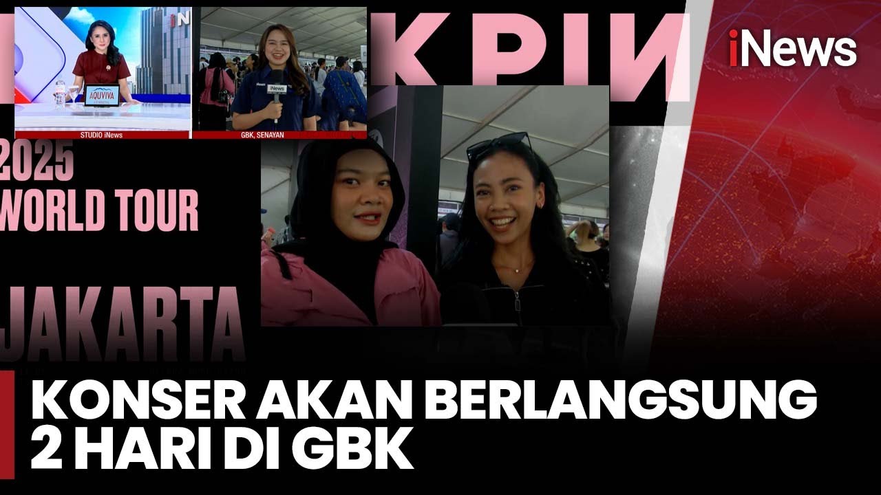 Situasi GBK, Blackpink Siap Guncang Jakarta! | iNews Siang 1/11