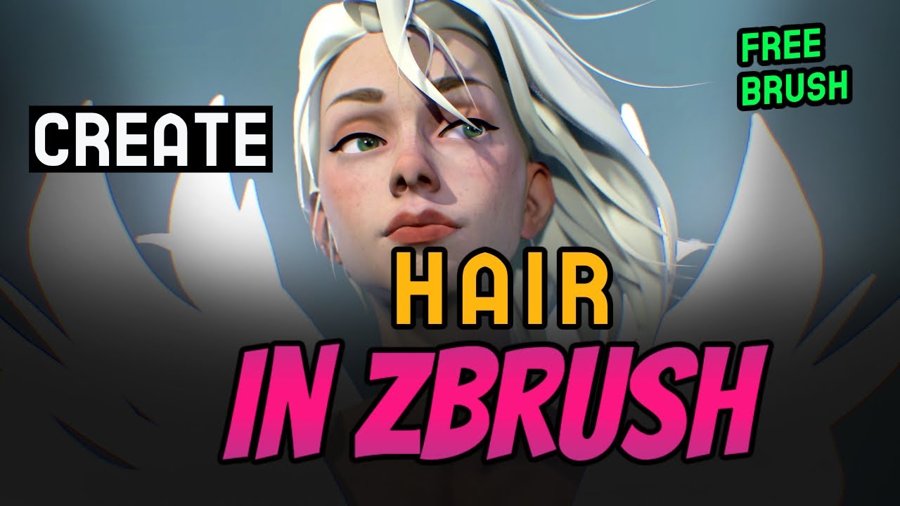 hair brush zbrush free