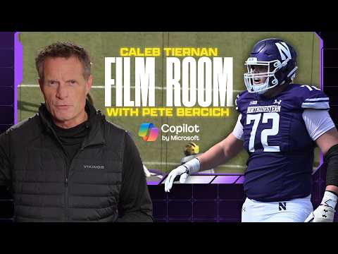 Caleb Tiernan's Blocking Ability, Instincts & Athleticism, College Highlights | Film Room