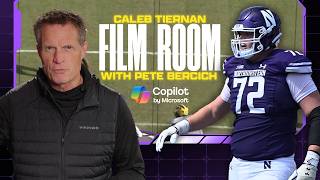 Caleb Tiernan's Blocking Ability, Instincts & Athleticism, College Highlights | Film Room