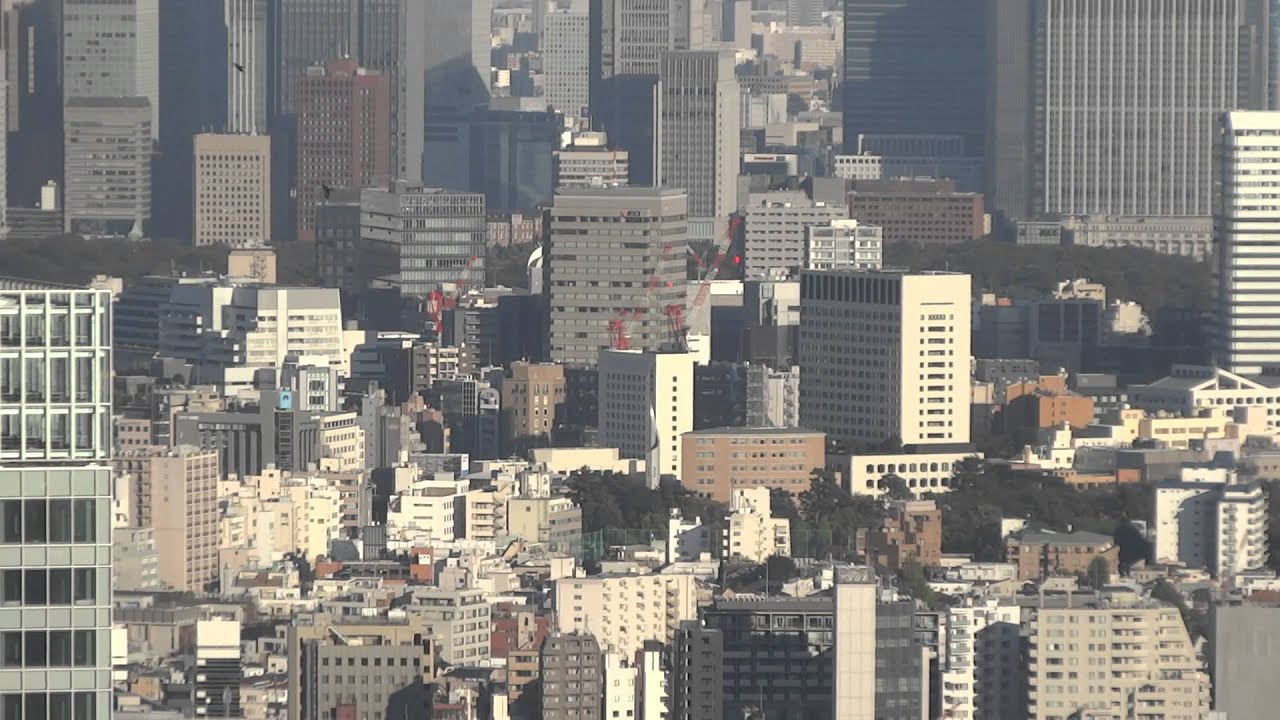 上智大学四谷キャンパス6号館(ソフィアタワー)の建設状況(2015年10月25日) - YouTube