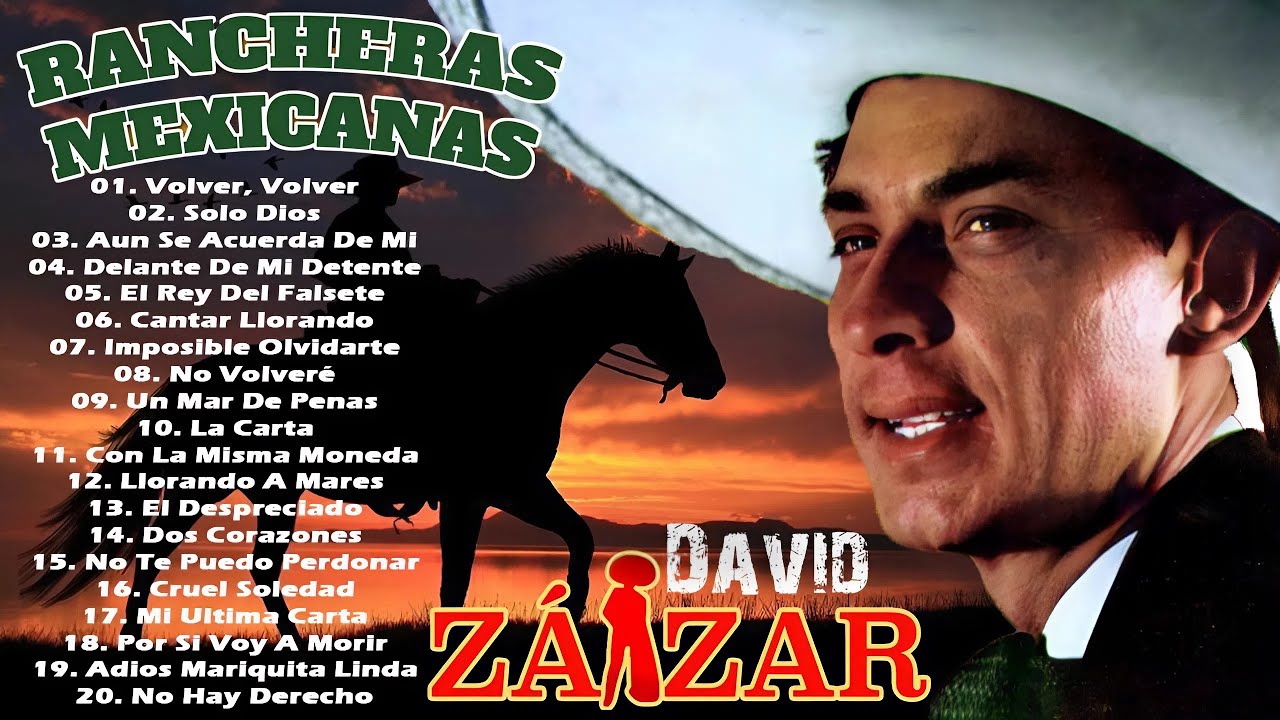 📀 David Zaizar Sus 35 Grandes Exitos Inmortales 🎻 Corridos y Rancheras Con Mariachi Mix 🌵👑