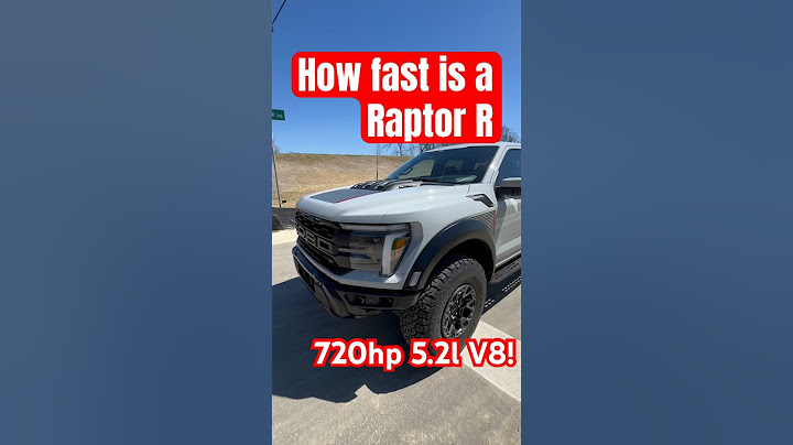 2025 Ford F-150 Raptor R 0-60mph How fast is a 720hp supercharged 5.2l V8?