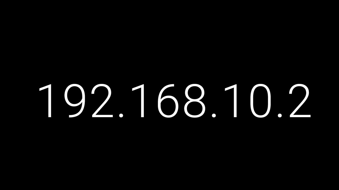 192.168.10.2 - YouTube