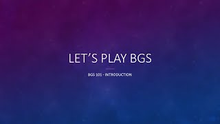 Elite Dangerous: Odyssey Intro to BGS