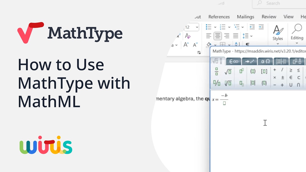 How to Use MathType with MathML - YouTube