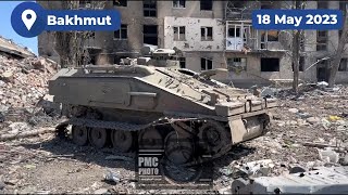 British Fv103 Spartan Armored Personnel Carrier In Artemovskbakhmut