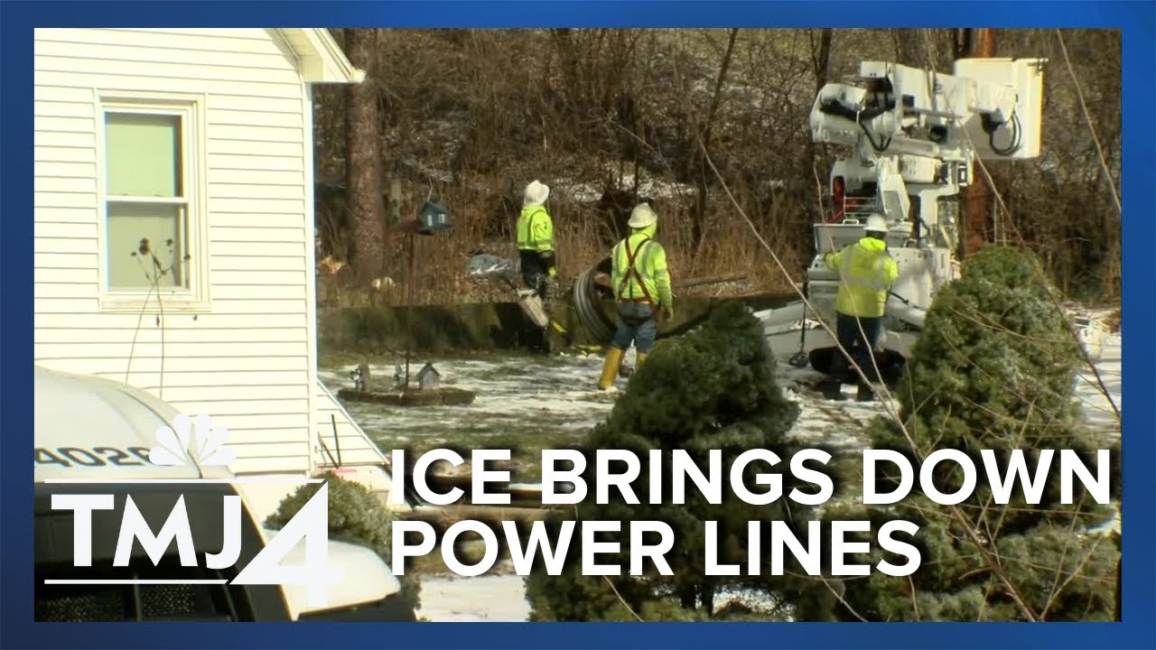 Thousands still without power after winter storm in Wisconsin - YouTube