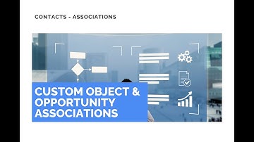 Custom Object and Opportunity Associations: Link Objects to Opportunities