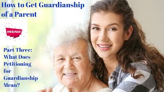 What Does Petitioning for Guardianship Mean?