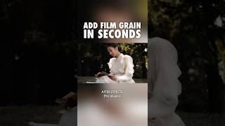 Эффект кинематографической зернистости пленки за секунды | After Effects 🎬🎥 #aftereffectstutorial...