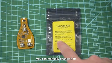Xhorse VVDI BE Key Yellow Board Frequency Change By 2 ways