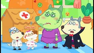 Monster Doctor Game 👻 Kids Get Sick! Learn Health & Hygiene Lesson 🦷✨ screenshot 1