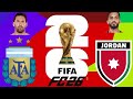 FC 26 PS4 MUNDIAL 2026 ARGENTINA VS JORDANIA