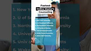 Which colleges have the fastest online master's in counseling degree programs? #college