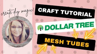Dollar Tree mesh tubes DIY