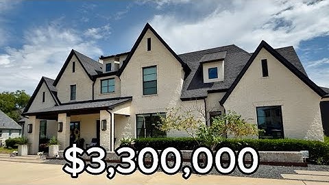 Touring a Waterfront Modern Luxury Home in Heath, Texas!