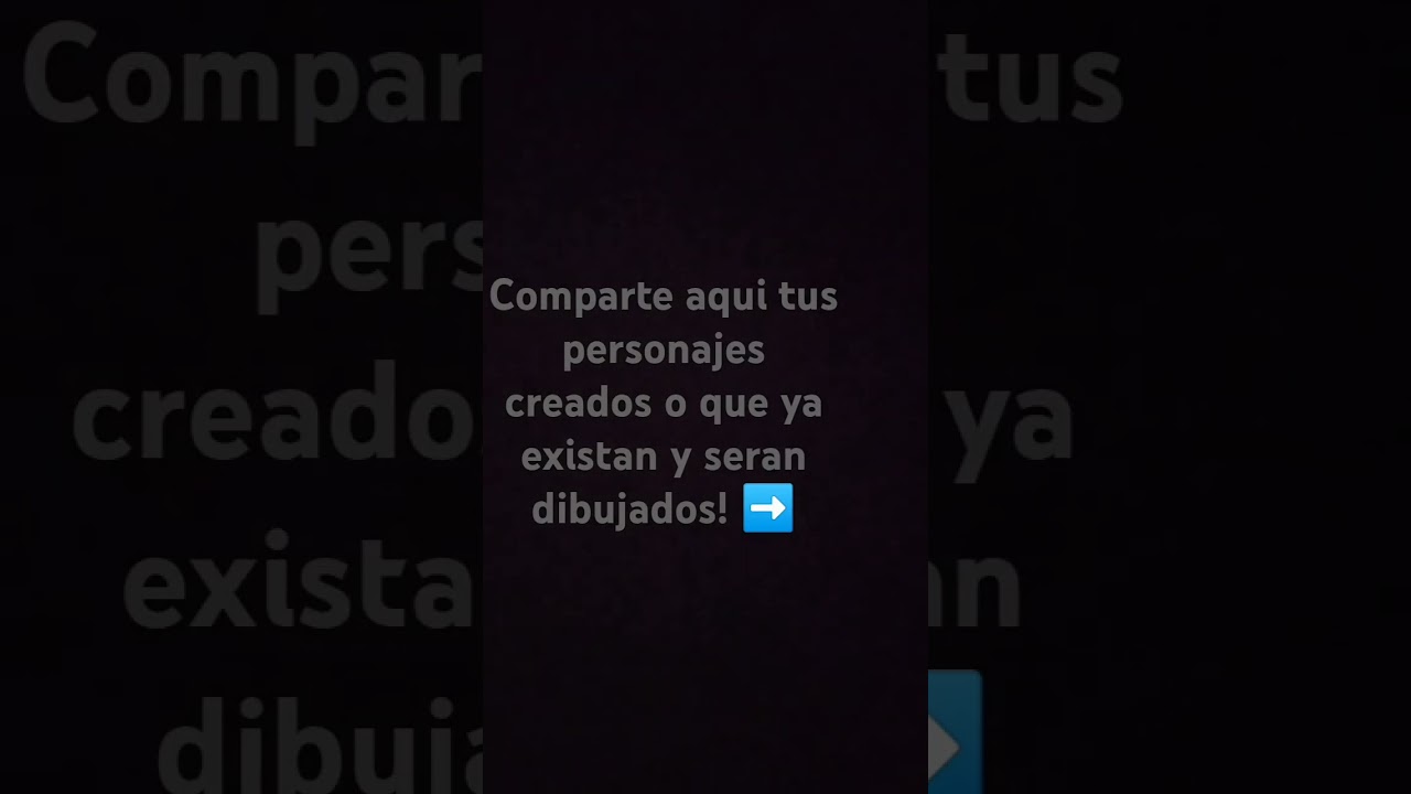 ven y comparte tus ideas de personajes! 
