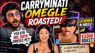 CarryMinati Omegle Roasted Reaction 😂 Funny Omegle Moments | Rani Sharma