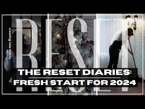 إعادة ترتيب كبيرة لعام ٢٠٢٤ جدد منزلك لعام ٢٠٢٤ تنظيم ديكورات عيد الميلاد بداية جديدة لعام