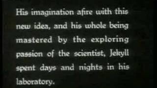 Dr. Jekyll and Mr. Hyde - Part 3 - 1920