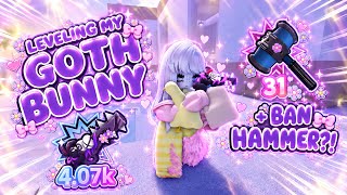 GRINDING MY GOTH BUNNY EVO + TRYING THE BAN HAMMER! 🐰💜| MVS2