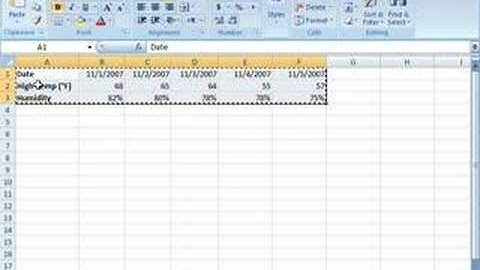 Transpose data in Excel 2007