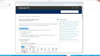Two-Factor Authentication (2FA) Setting up user logins for ClockOn