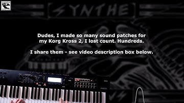 Synthesaurus soundpack for Korg Kross 2 - demo song 2025